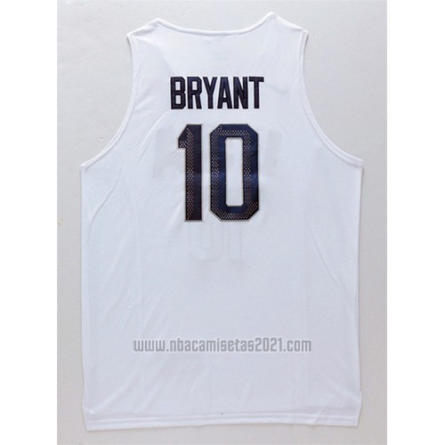 Camiseta USA 2016 Kobe Bryant #10 Blanco